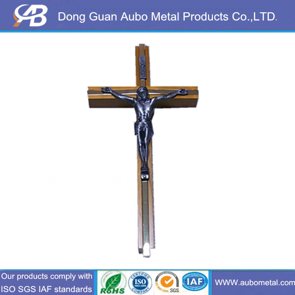 宗教木制十字架配耶稣人像 